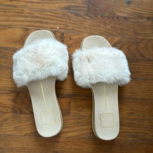 Fluffy dolce vita sandals